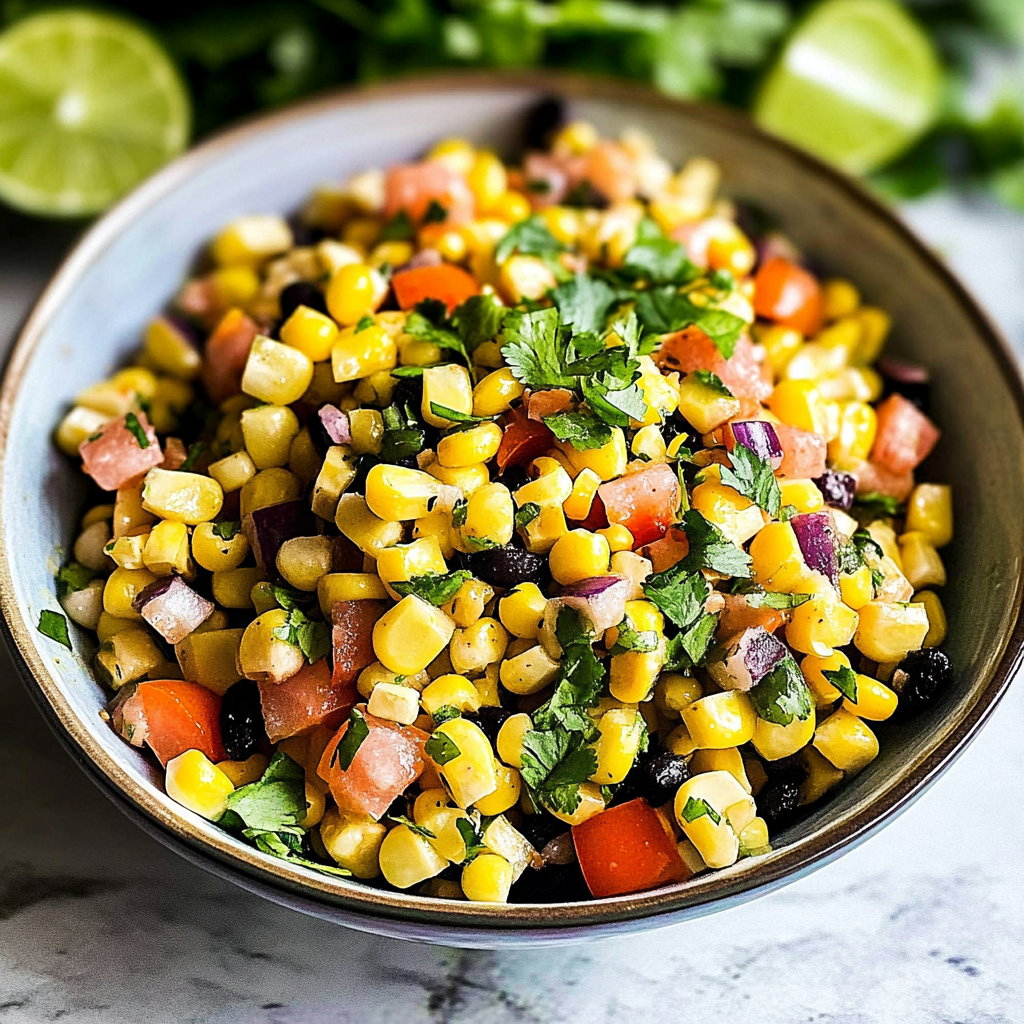Recipe preparation for Grilled Corn Salsa