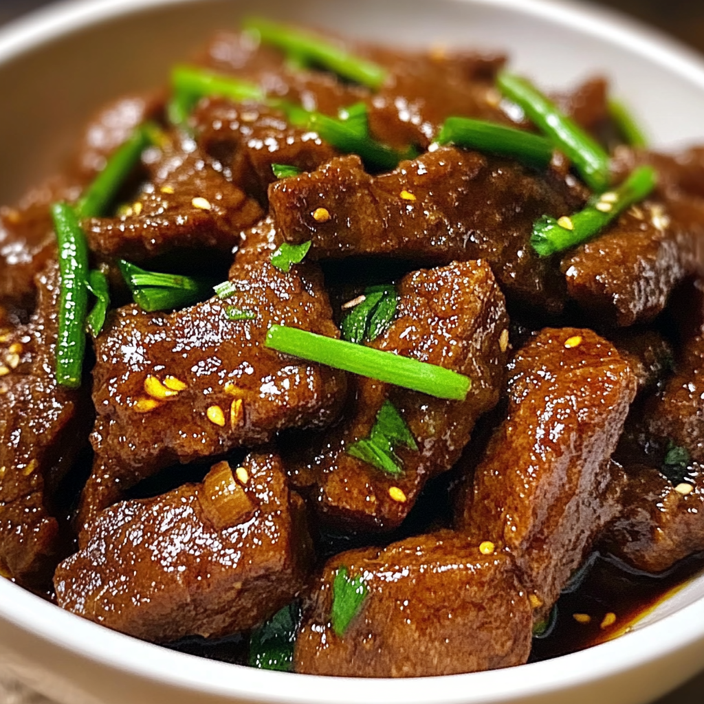 Recipe preparation for Slow Cooker Mongolian Beef