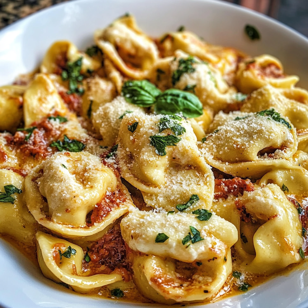 Recipe preparation for Slow Cooker Marry Me Tortellini