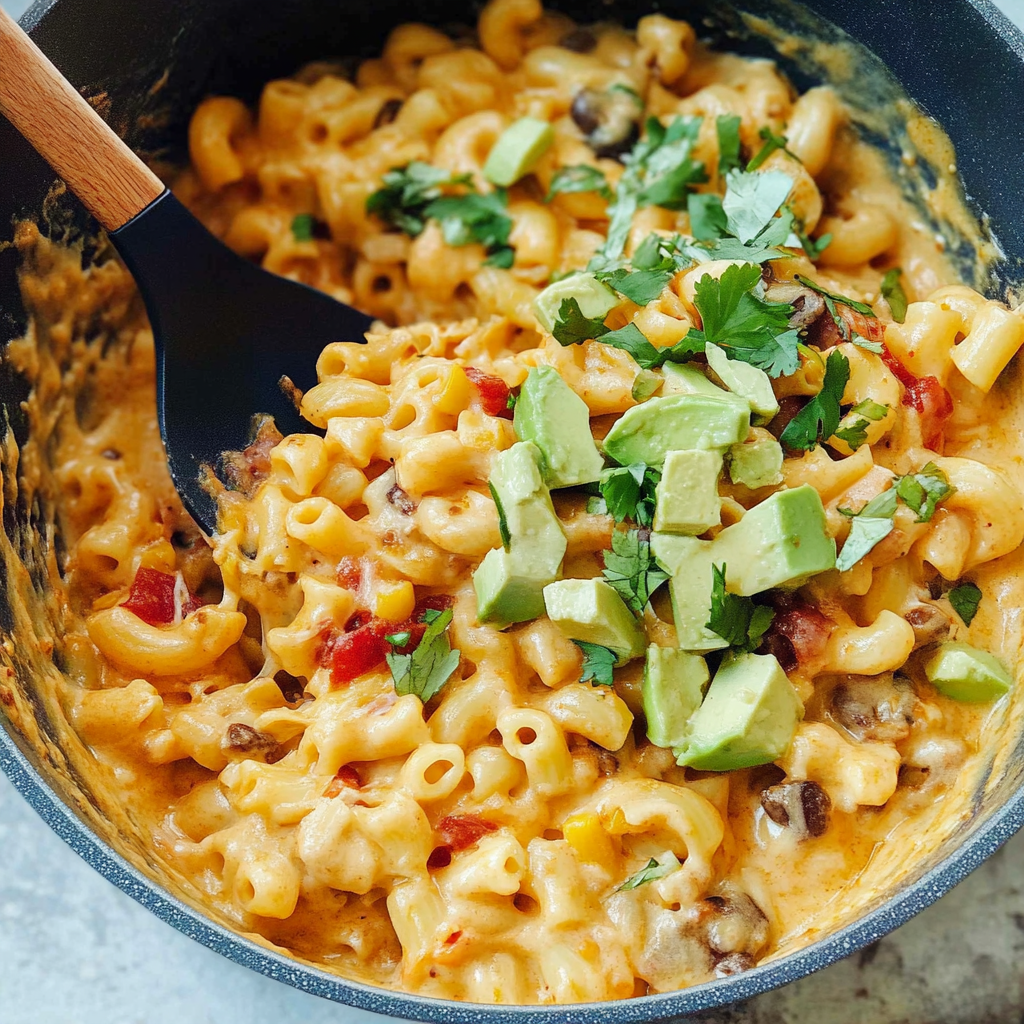 Recipe preparation for Pumpkin Chili Macaroni and Cheese