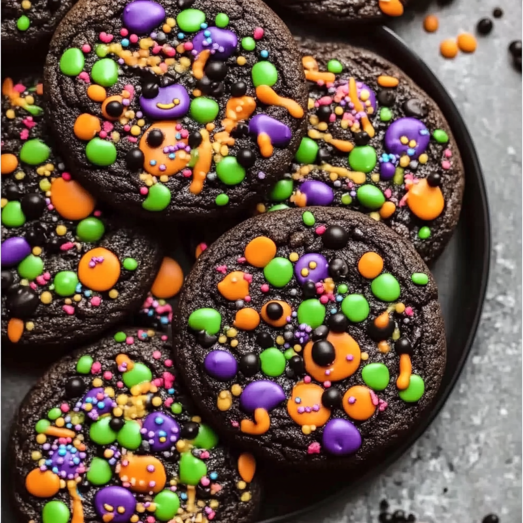 Recipe preparation for Halloween Cookies Recipe