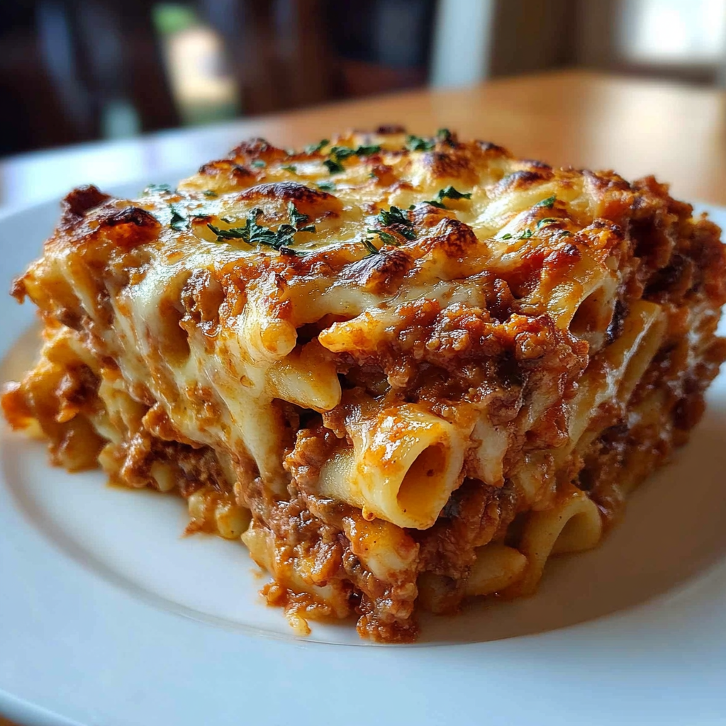 Recipe preparation for Classic Baked Ziti