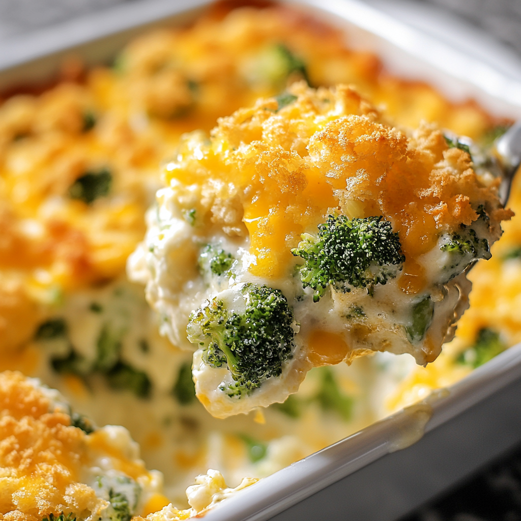 Recipe preparation for broccoli cheese casserole