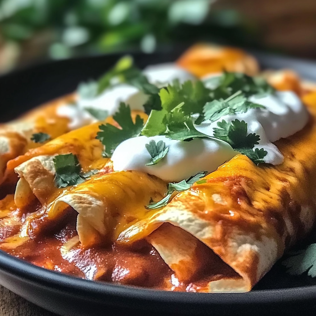 Recipe preparation for Chicken Enchiladas