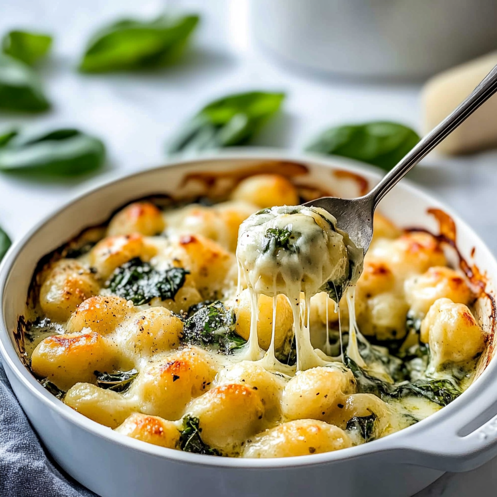 Recipe preparation for Easy 30-minute Pesto Gnocchi with Spinach and Artichokes
