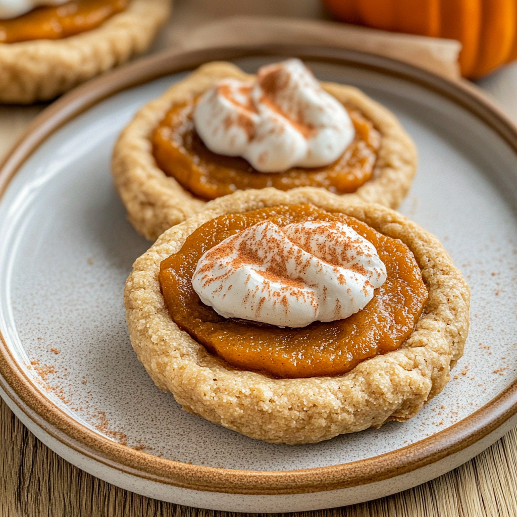 Recipe preparation for Vegan Pumpkin Pie Cookies