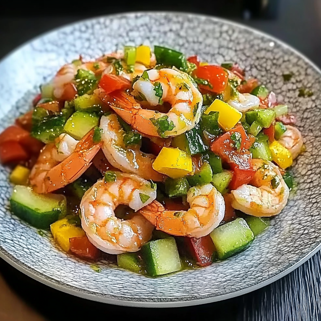 Recipe preparation for Cold Shrimp Salad