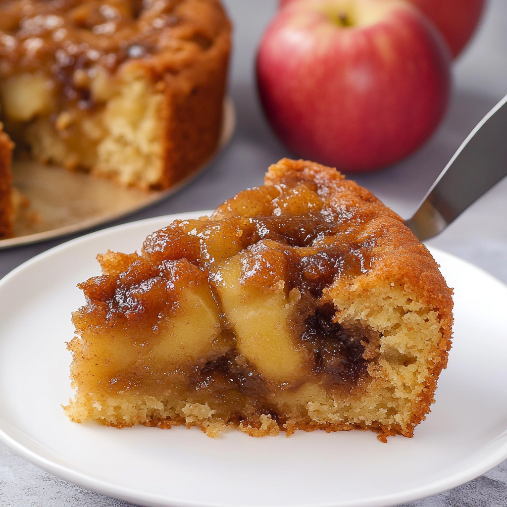 Recipe preparation for Apple Cinnamon Cake