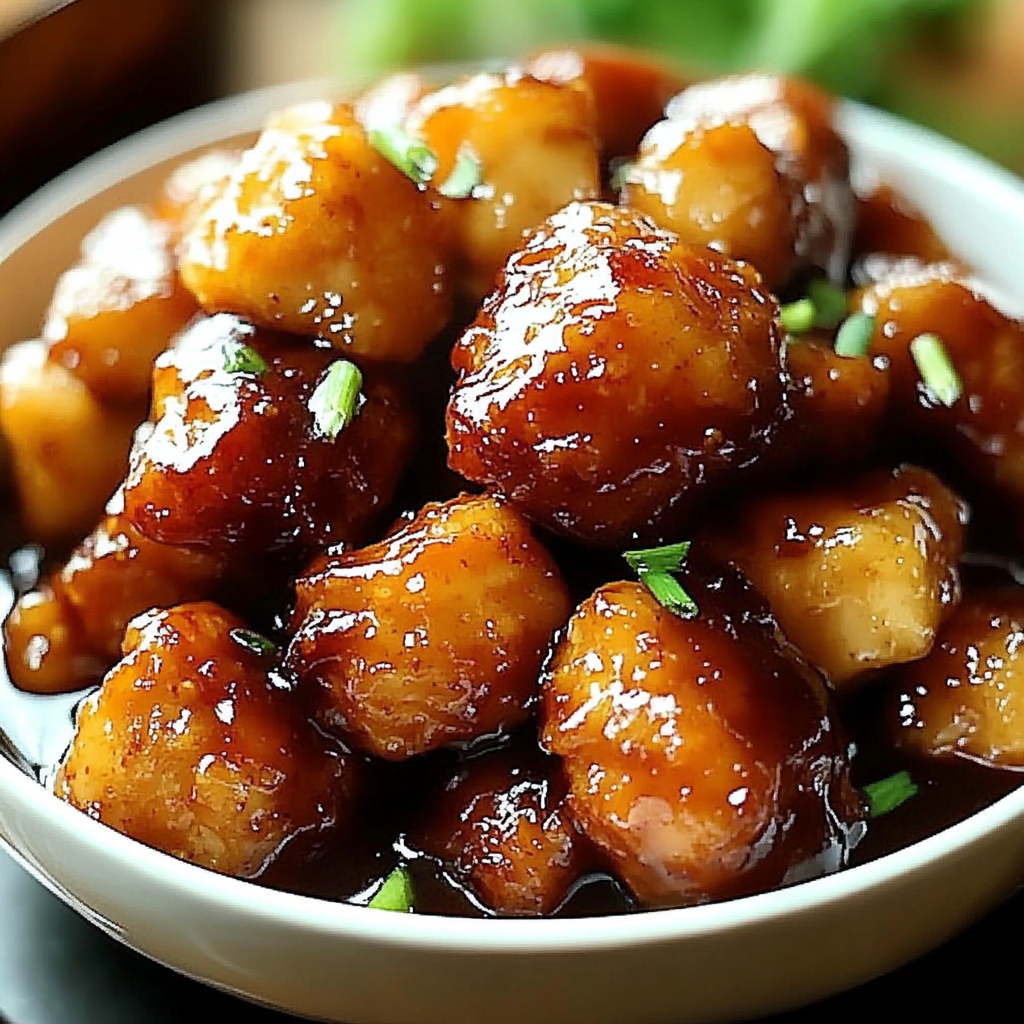 Recipe preparation for Brown Sugar Pineapple Chicken