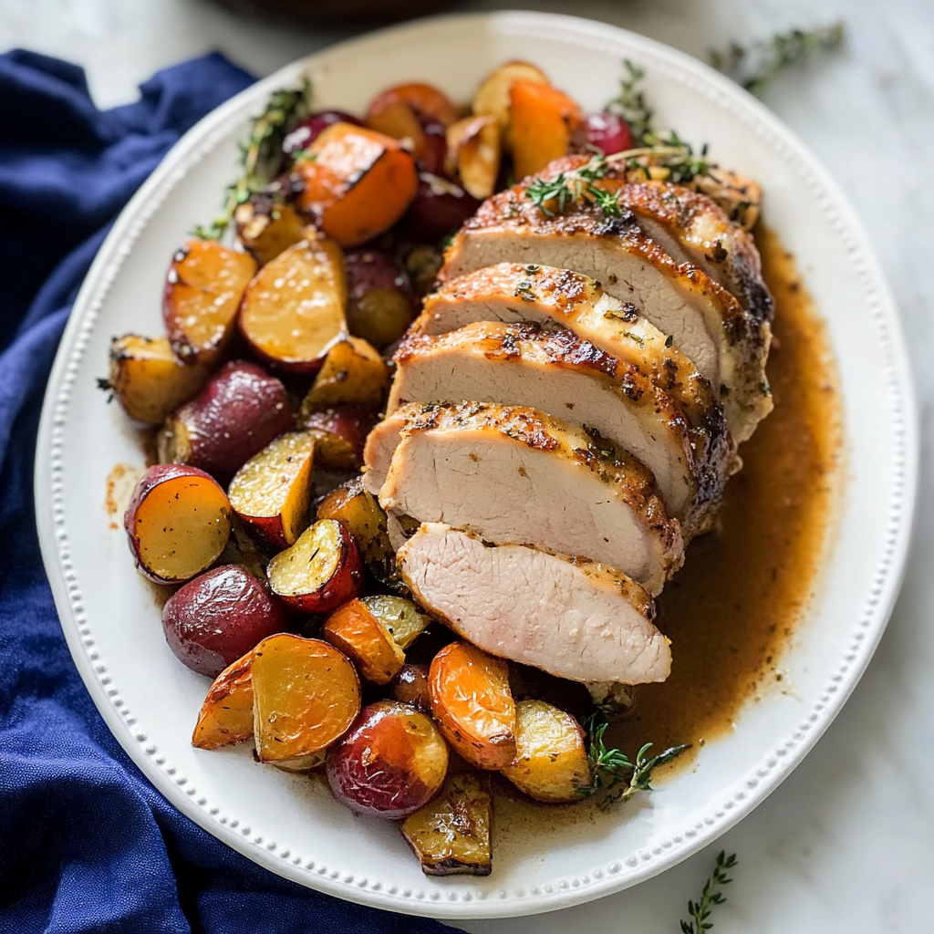 Recipe preparation for Pork Loin Roast