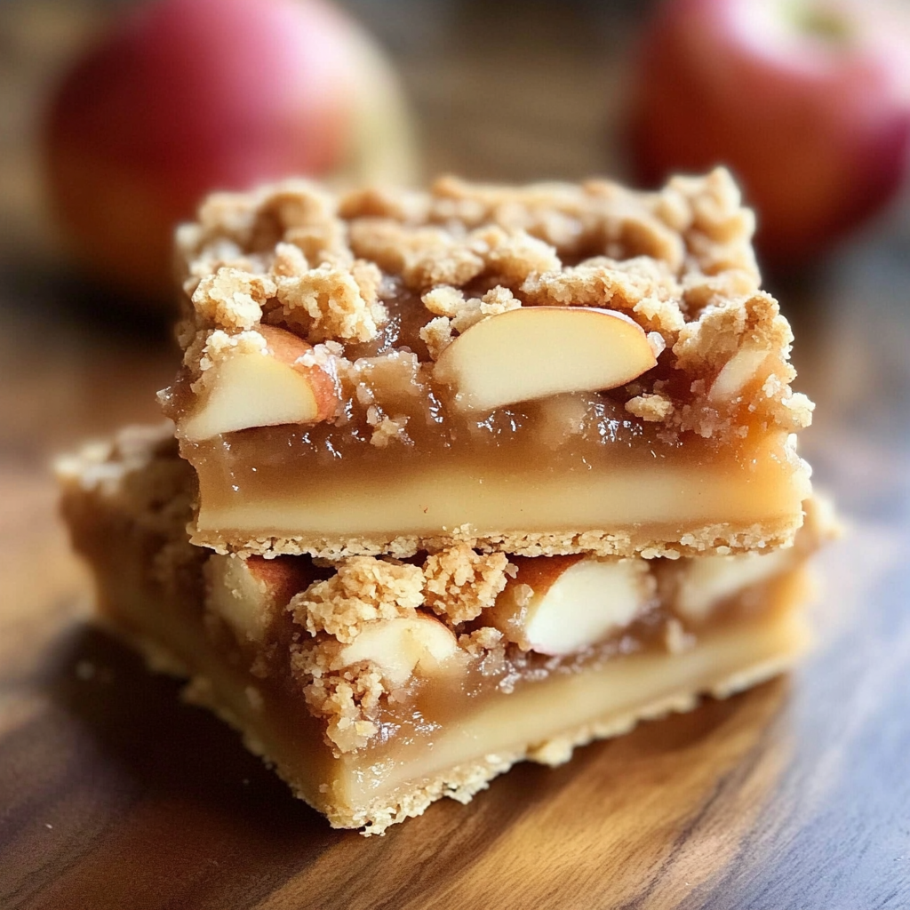 Recipe preparation for Apple Crisp Shortbread Bars