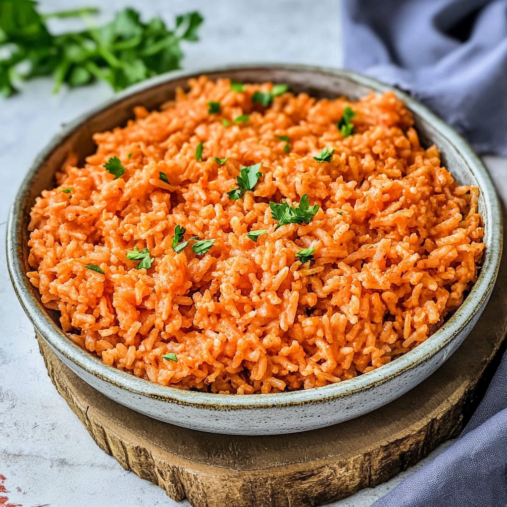 Recipe preparation for Spanish Rice