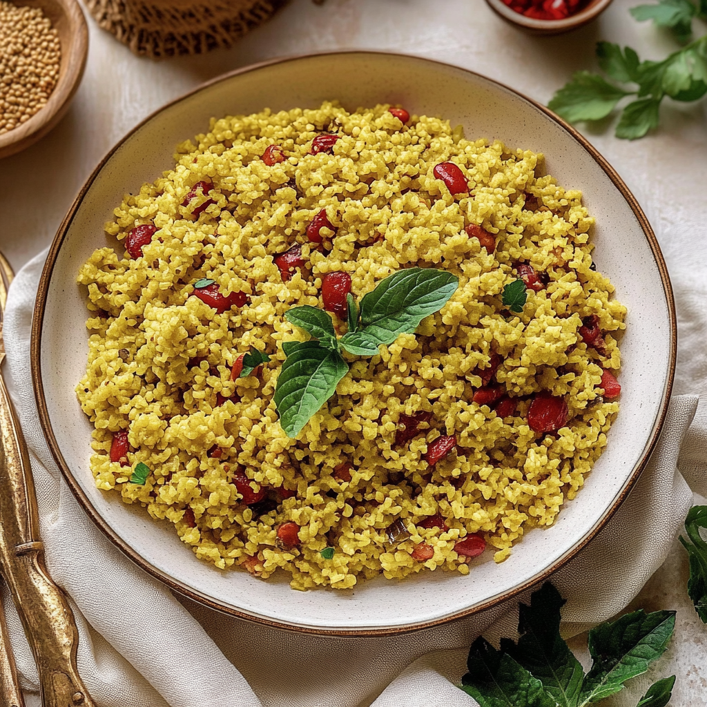 Recipe preparation for Lentil Rice Pilaf