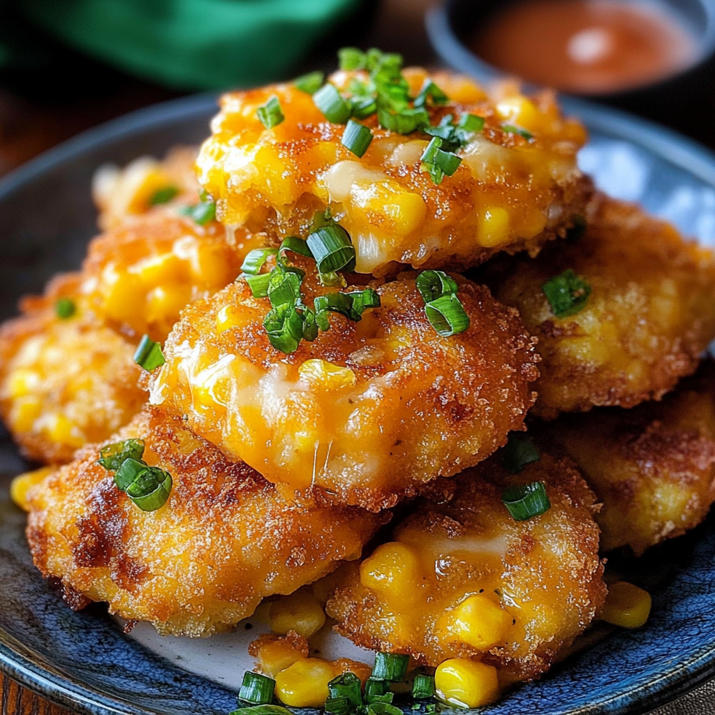 Recipe preparation for Crispy Cheesy Corn