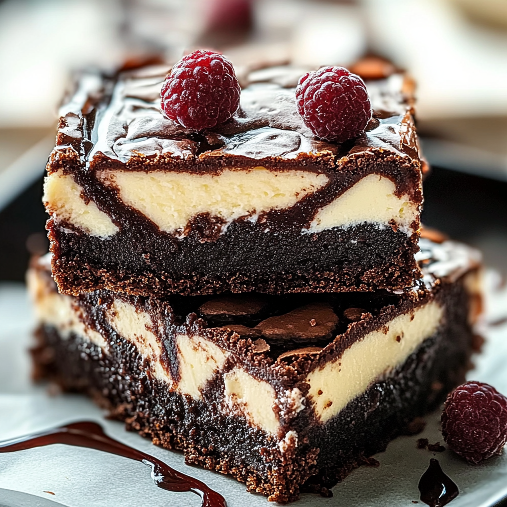 Recipe preparation for Cheesecake Brownies