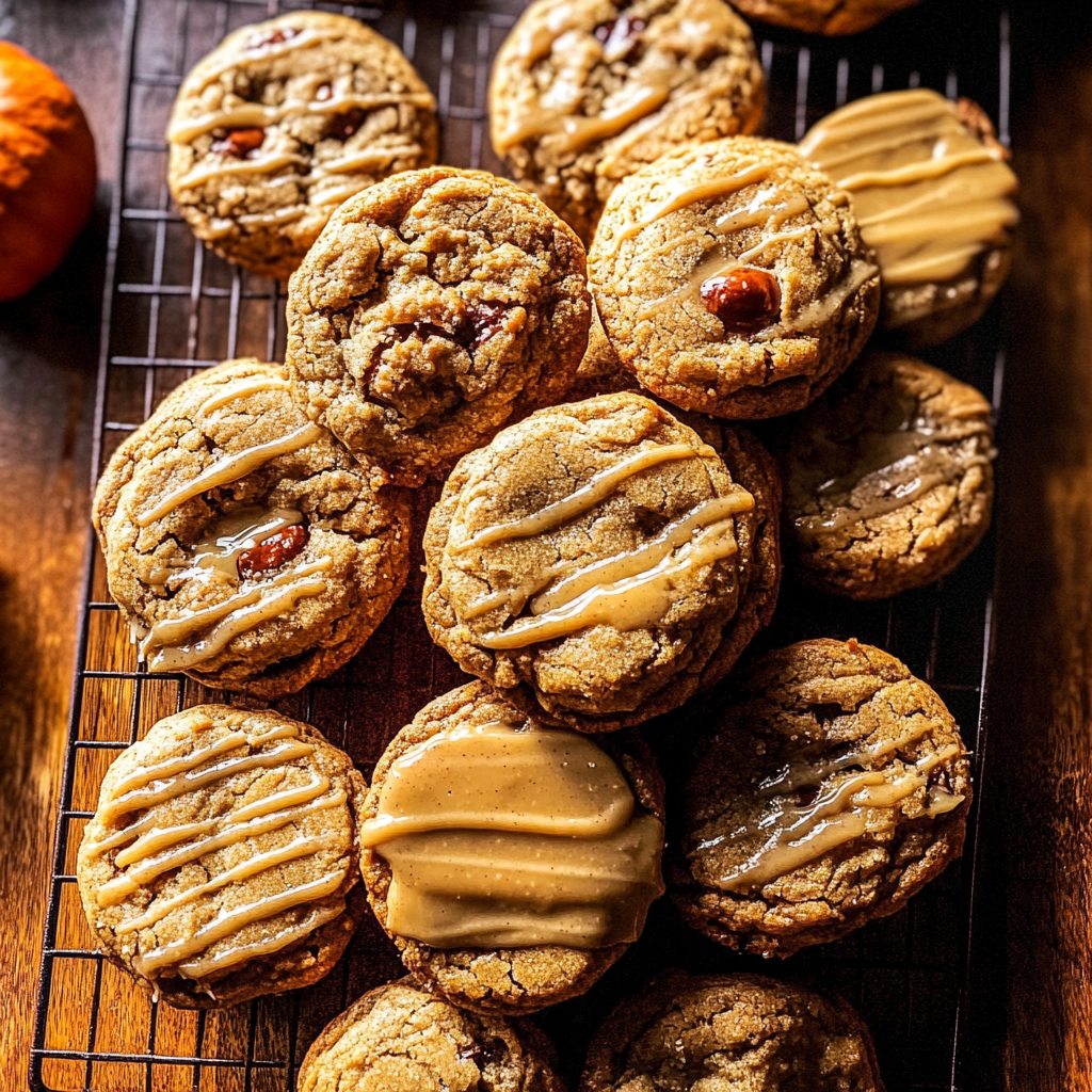Recipe preparation for brown sugar maple pumpkin butter cookies