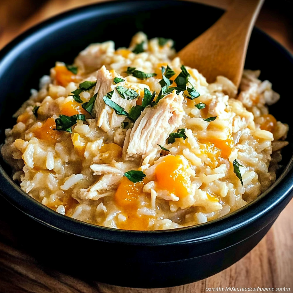 Recipe preparation for Slow Cooker Turkey and Rice