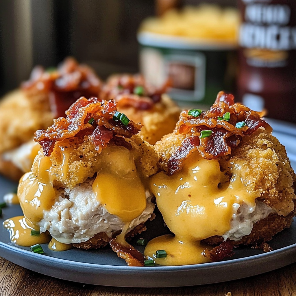 Recipe preparation for Monster Chicken Bacon Ranch Bombs