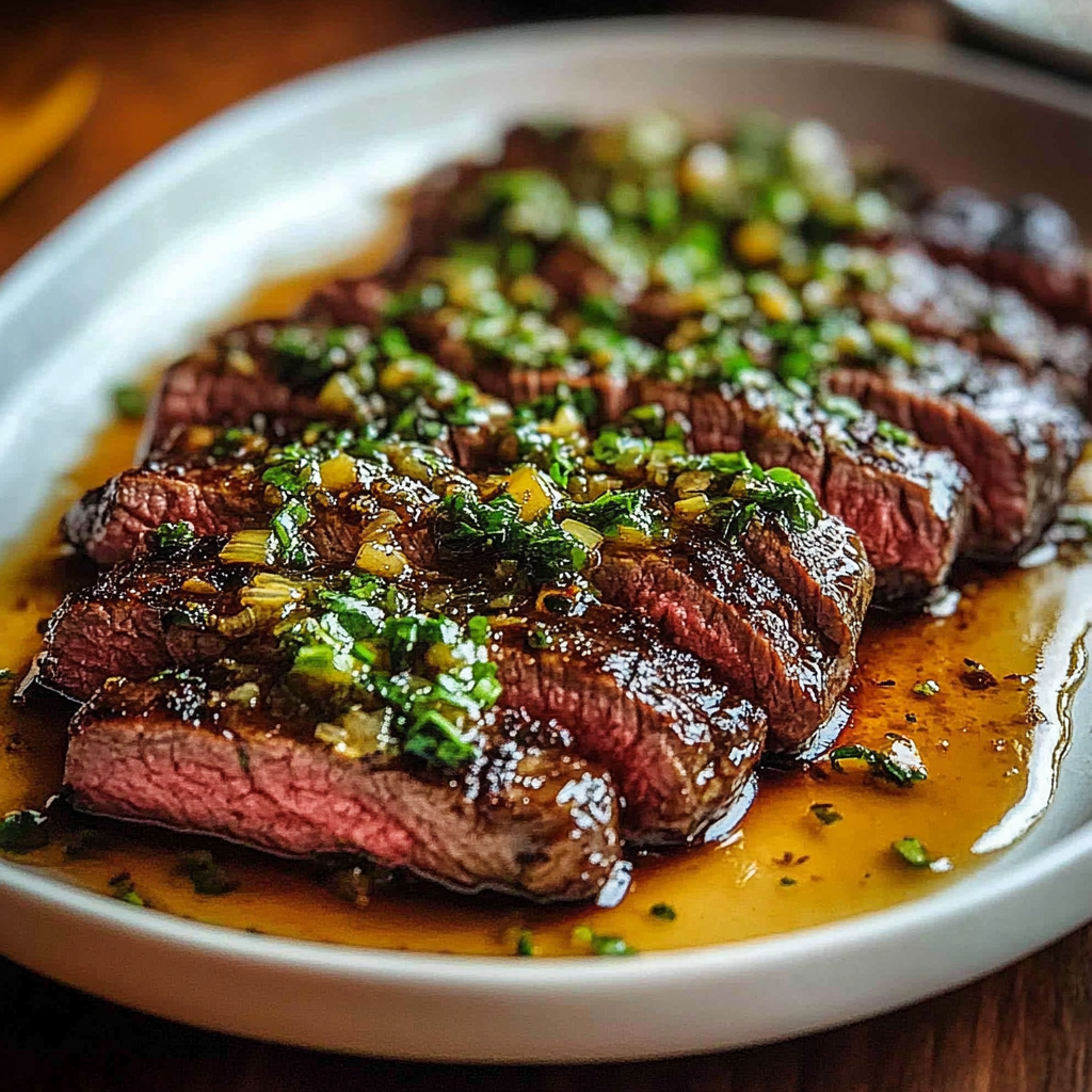 Recipe preparation for Garlic Butter Brazilian Steak