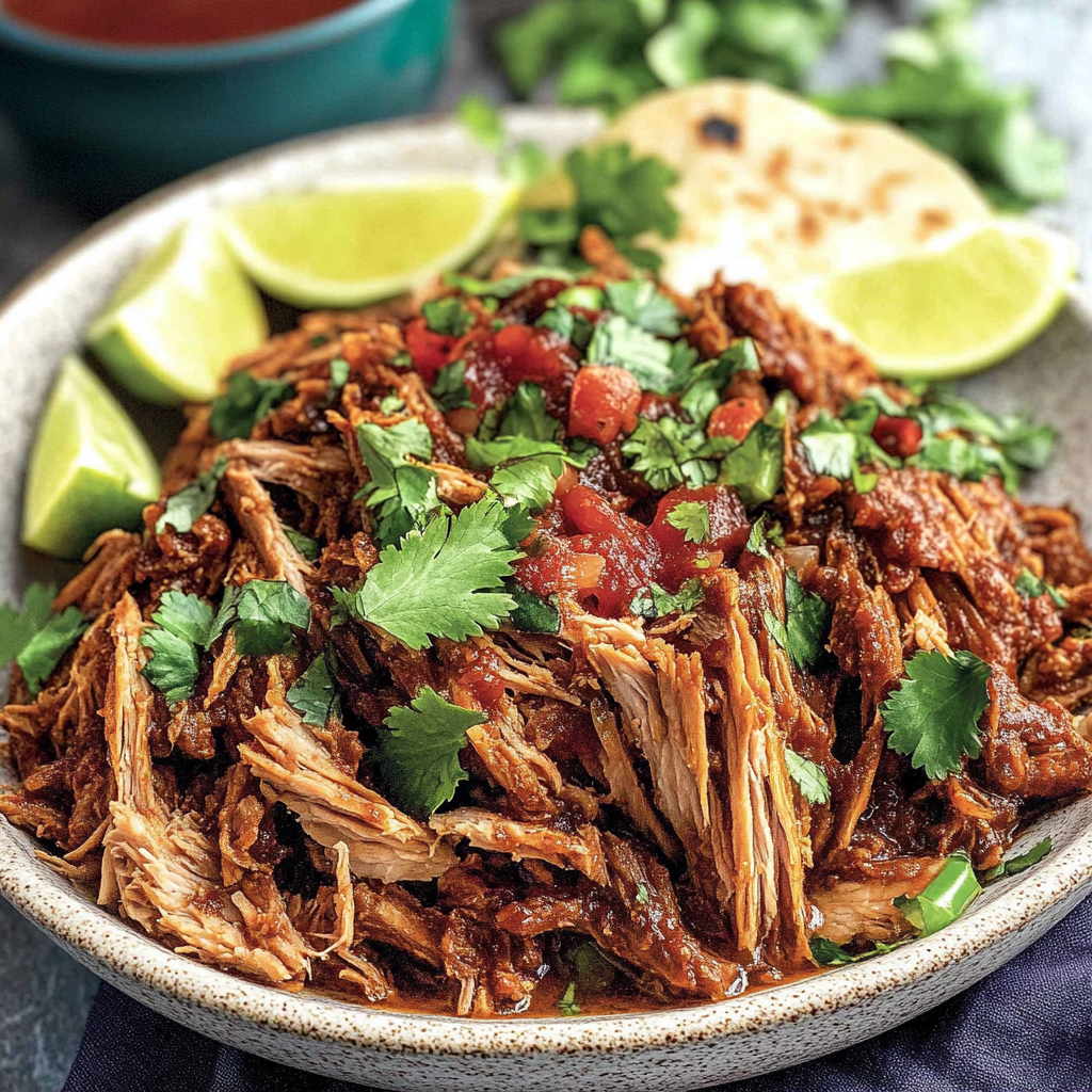 Recipe preparation for Slow-Cooked Crock Pot Carnitas