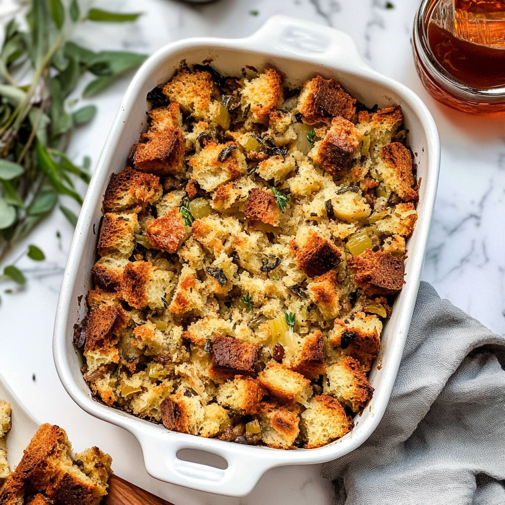 Recipe preparation for Sourdough Stuffing