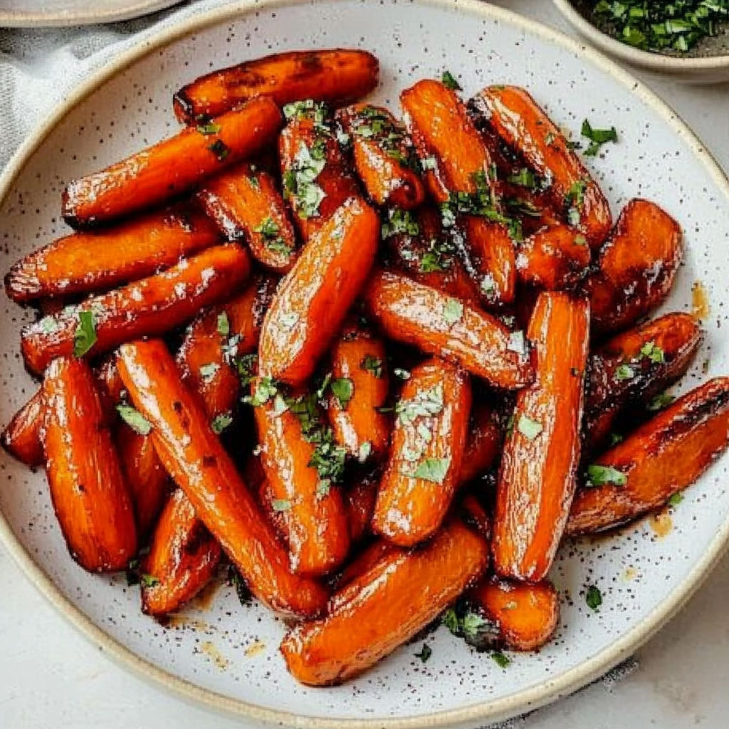 Recipe preparation for Brown Sugar Baked Carrots