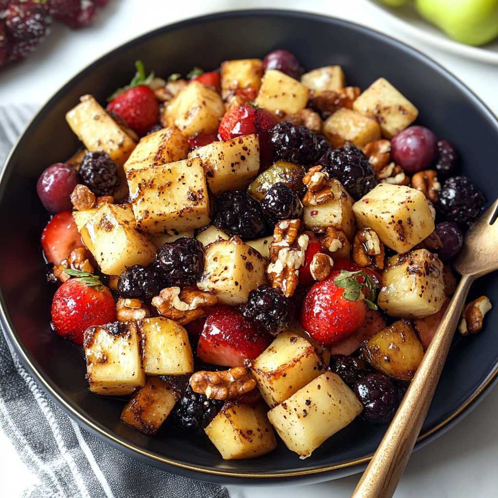 Recipe preparation for Fall Fruit Salad