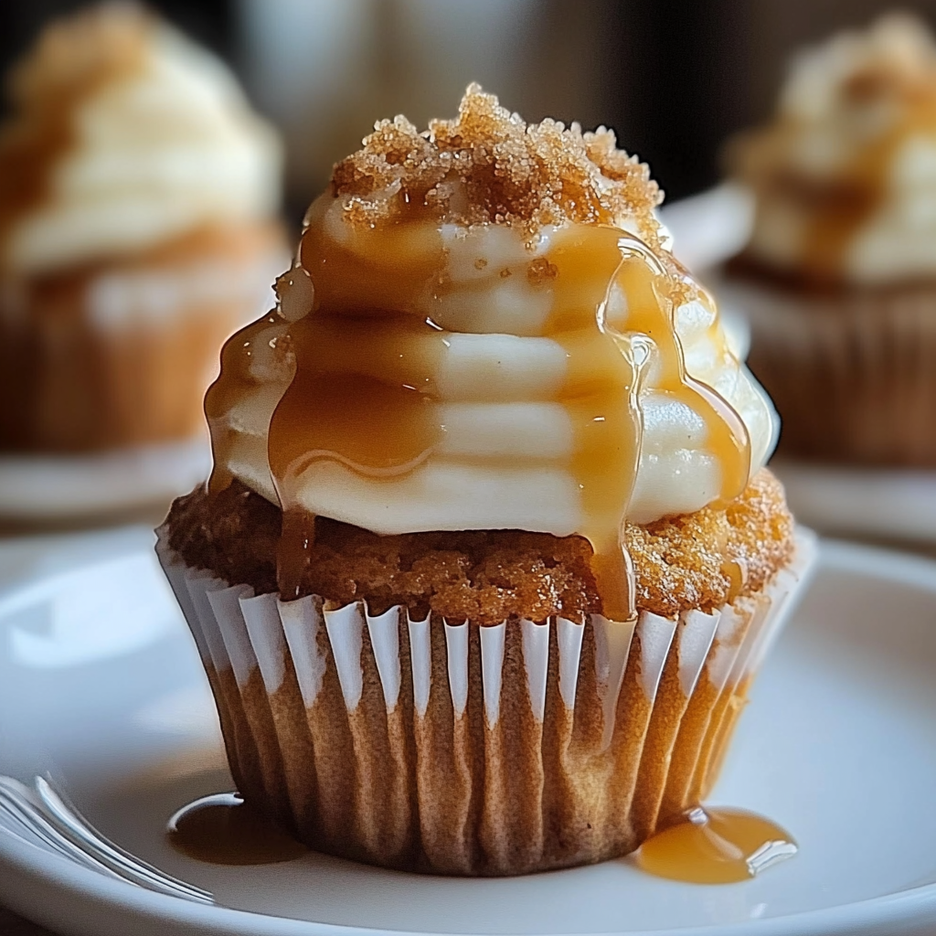 Recipe preparation for Apple Pie Cupcakes Cinnamon