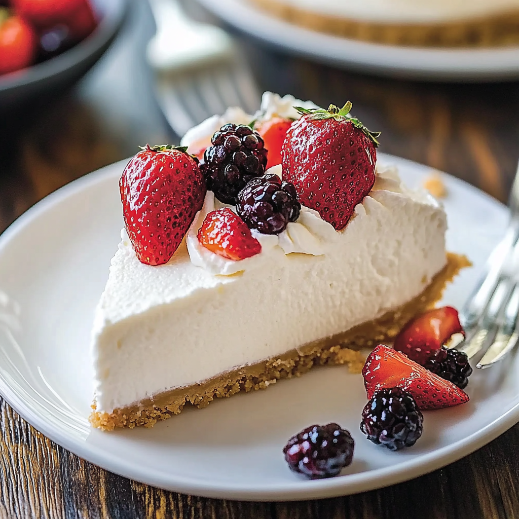 Recipe preparation for No Bake Cheesecake Recipe