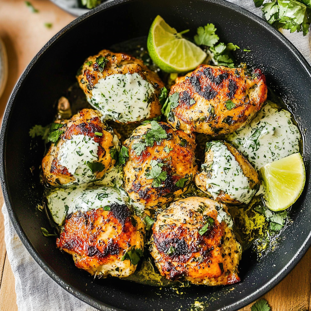 Recipe preparation for Cilantro Lime Chicken