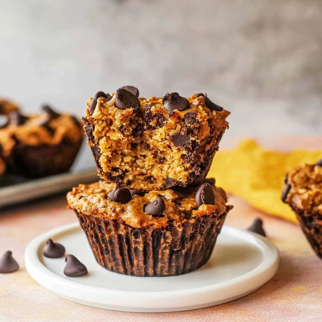 Recipe preparation for Pumpkin Chocolate Chip Oatmeal Cups