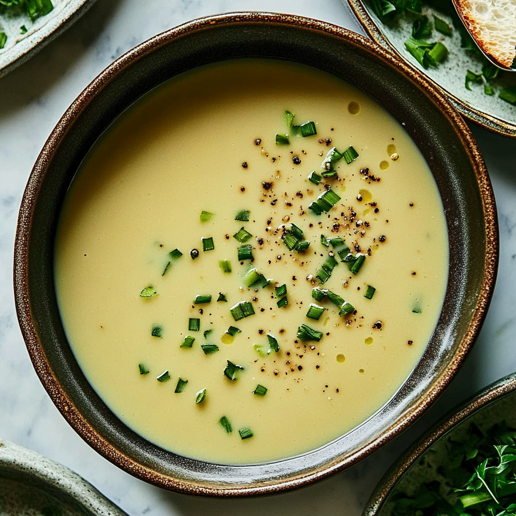 Recipe preparation for Leek Soup