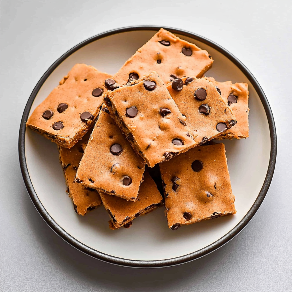 Recipe preparation for Homemade Peanut Butter Cookie Dough Protein Bars