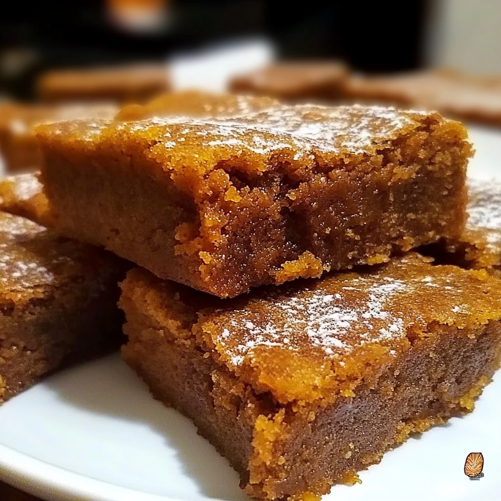 Recipe preparation for Pumpkin Snickerdoodle Blondies Recipe
