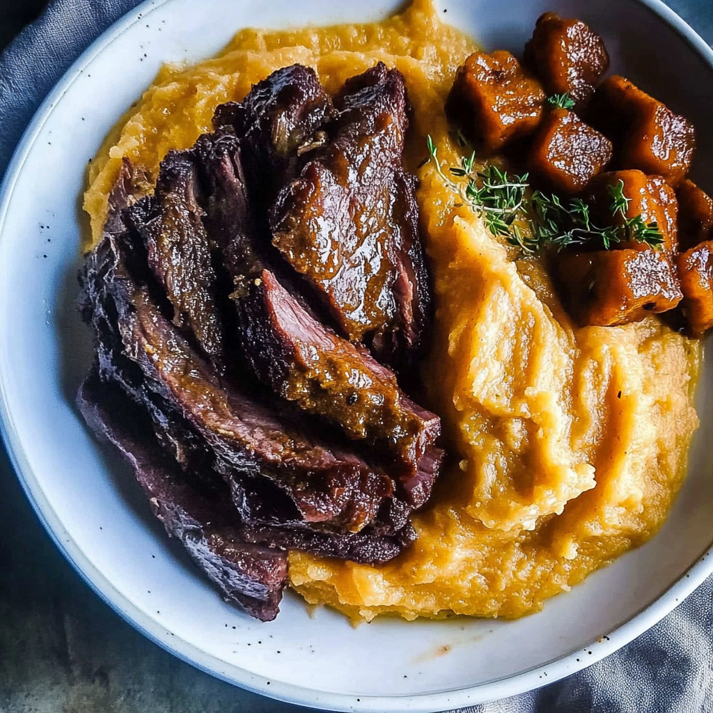 Recipe preparation for Tender Crockpot Beef Short Ribs