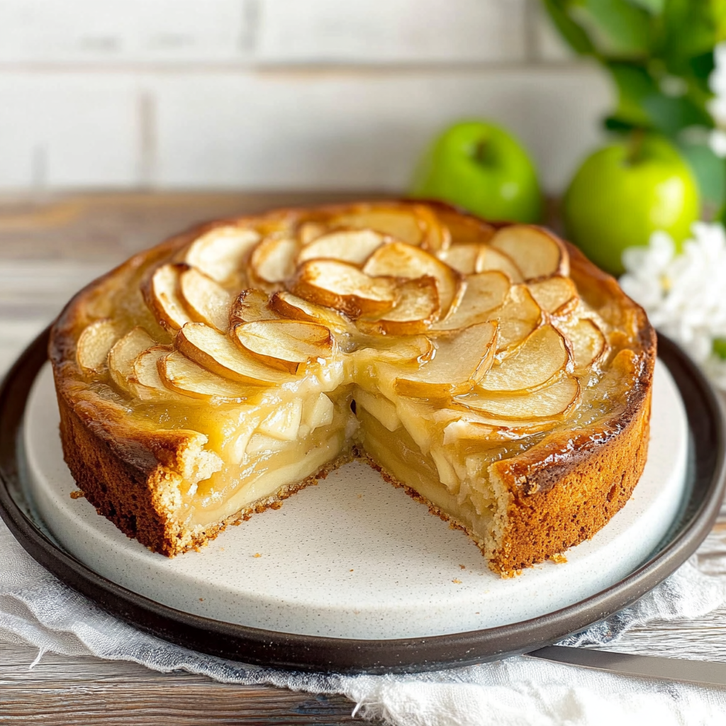 Recipe preparation for Swedish Apple Cake