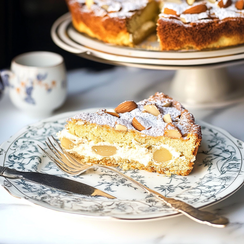 Recipe preparation for Almond Ricotta Cake