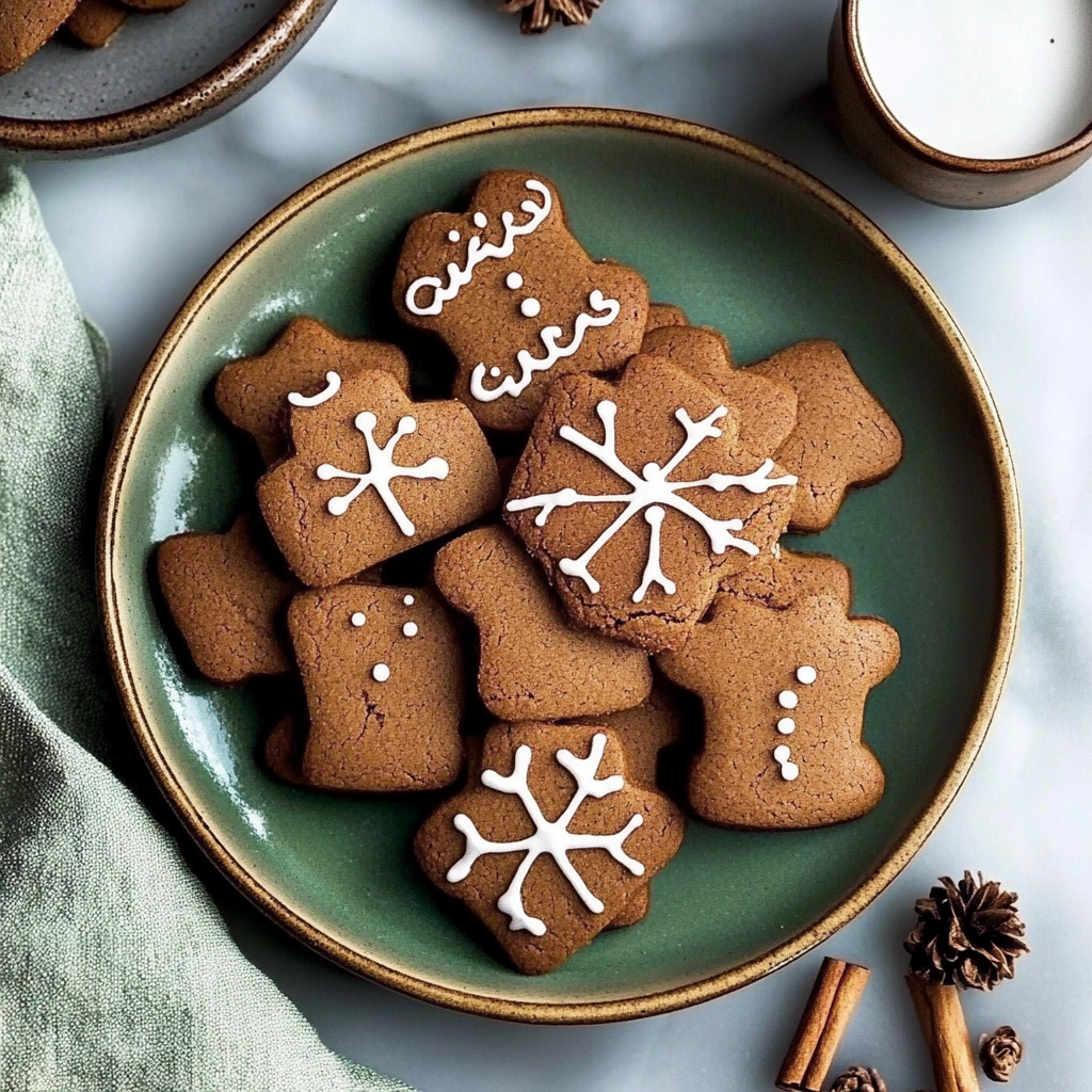 Recipe preparation for gingerbread cookies