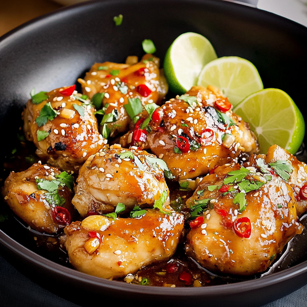 Recipe preparation for Chilli Lime Chicken