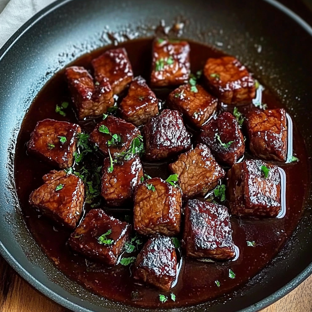 Recipe preparation for Firecracker Steak Bites