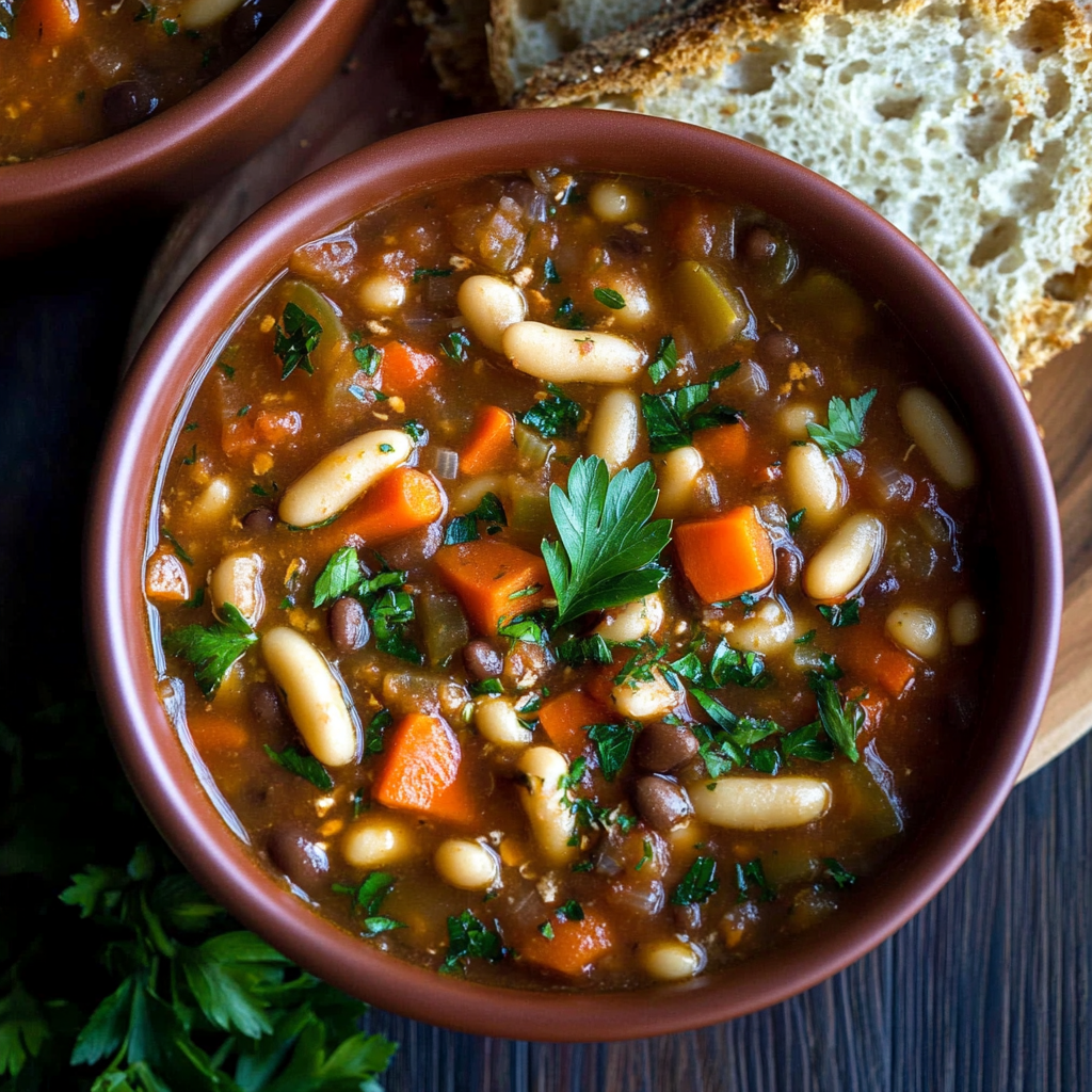 Recipe preparation for Lentil Minestrone