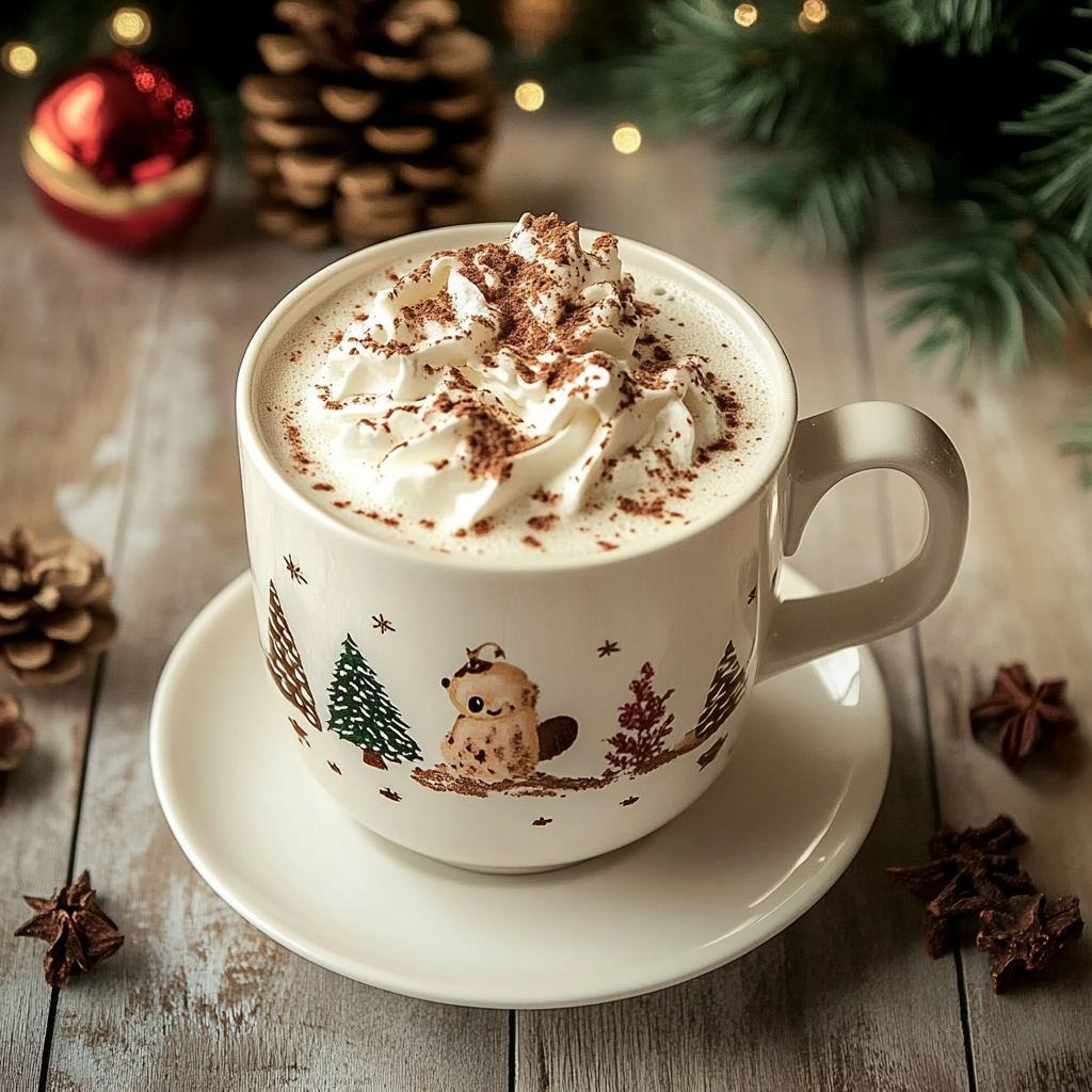 Recipe preparation for Christmas Chai Latte