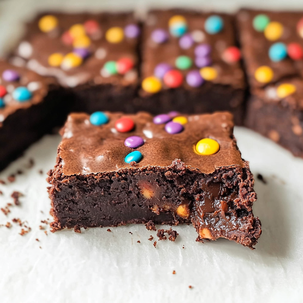 Recipe preparation for Homemade Cosmic Brownies