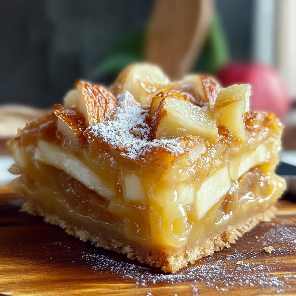 Recipe preparation for French Apple Invisible Cake