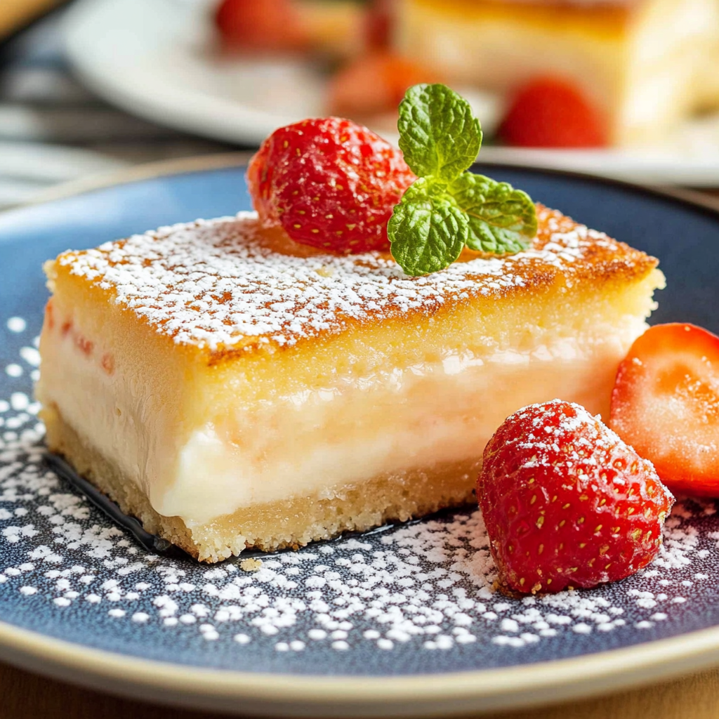 Recipe preparation for Magic Cake