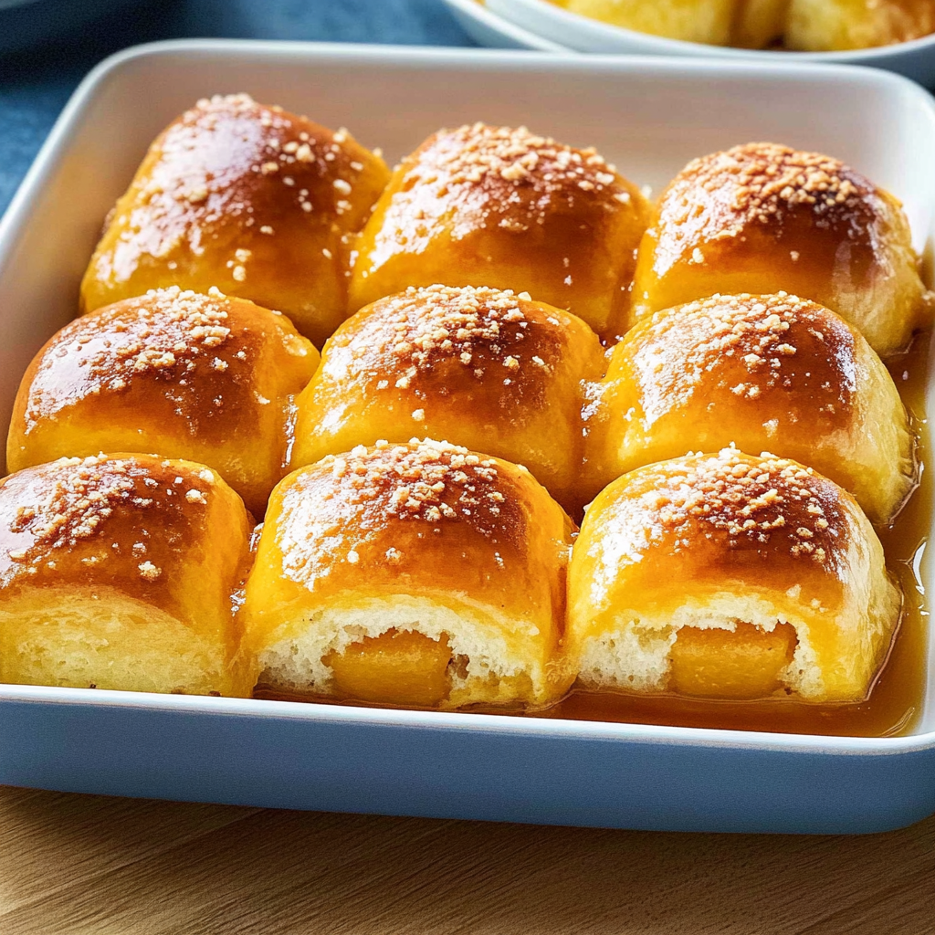 Recipe preparation for Sweet Potato Rolls