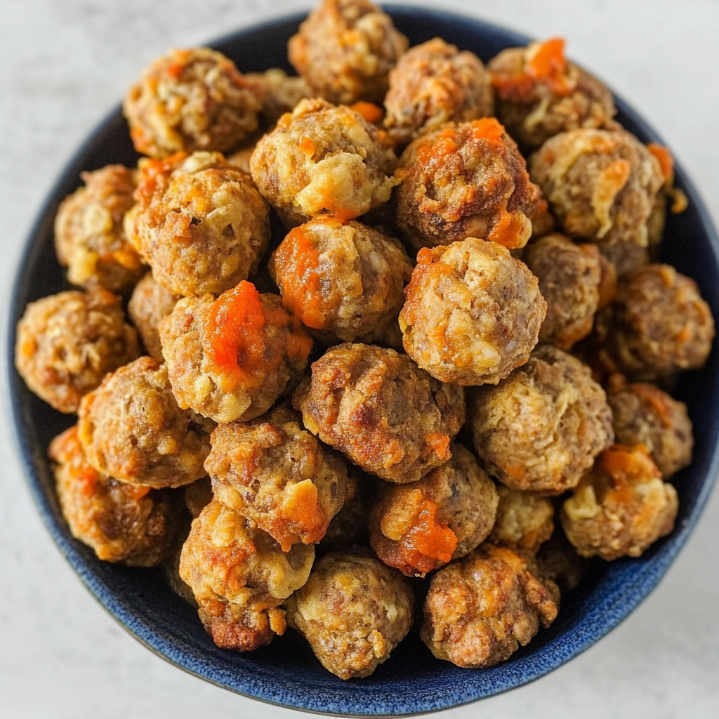 Recipe preparation for Holiday Sausage Balls