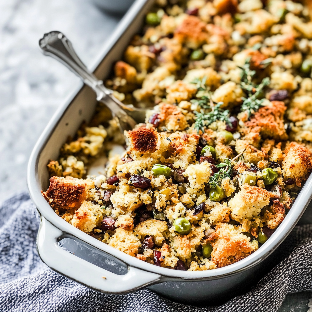 Recipe preparation for Classic Cornbread Stuffing