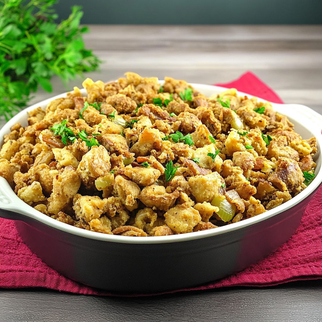 Recipe preparation for Old-Fashioned Stuffing