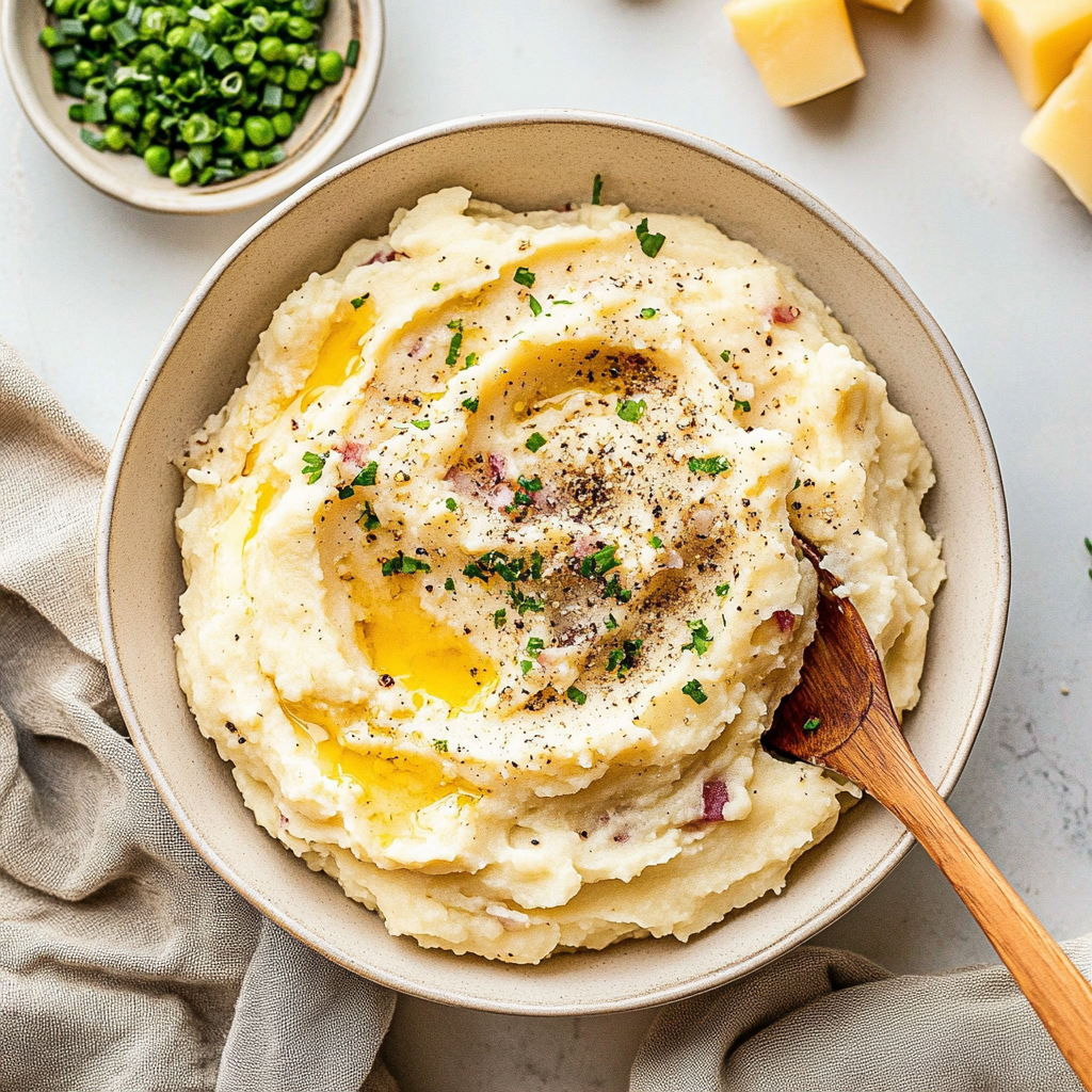 Recipe preparation for red skin mashed potatoes